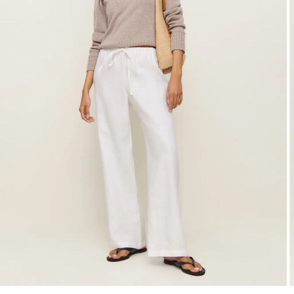 Reformation Olina Linen Pants